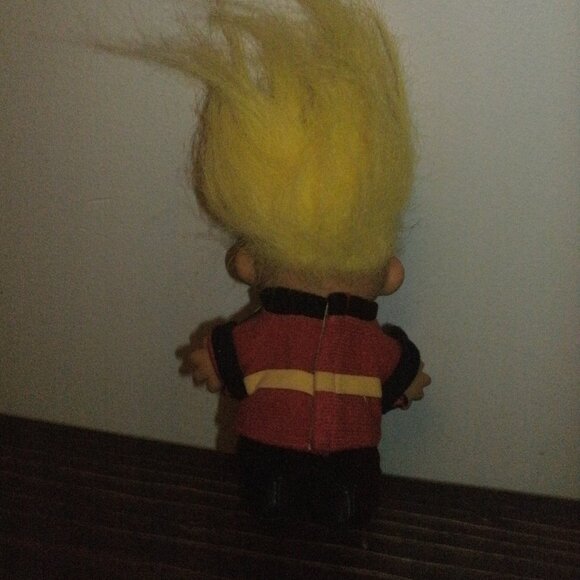 Vintage Collectible Russ Troll 5" British Palace Guard with Yellow Hair - Picture 2 of 3